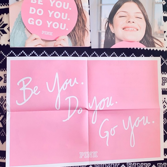 VS PINK COLLECTIBLE POSTER & SIZING CARD RARE SUPER HTF - Picture 2 of 2